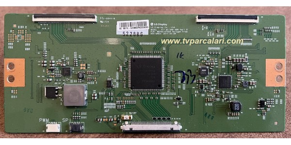 6870C-0740A, V17 65 UHD HDR Ver1.0, 6871L-5228B, LG Display, T-con board